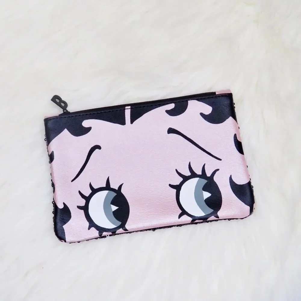 Betty Boop Sequin Cosmetic Case Ipsy Makeup Bag